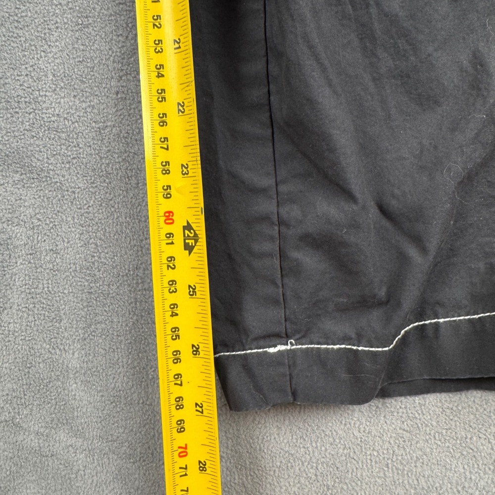 BDG Urban Outfitters Black Contrast Stitch Cargo Pants Baggy Y2K Streetwear 2 - Picture 3 of 9